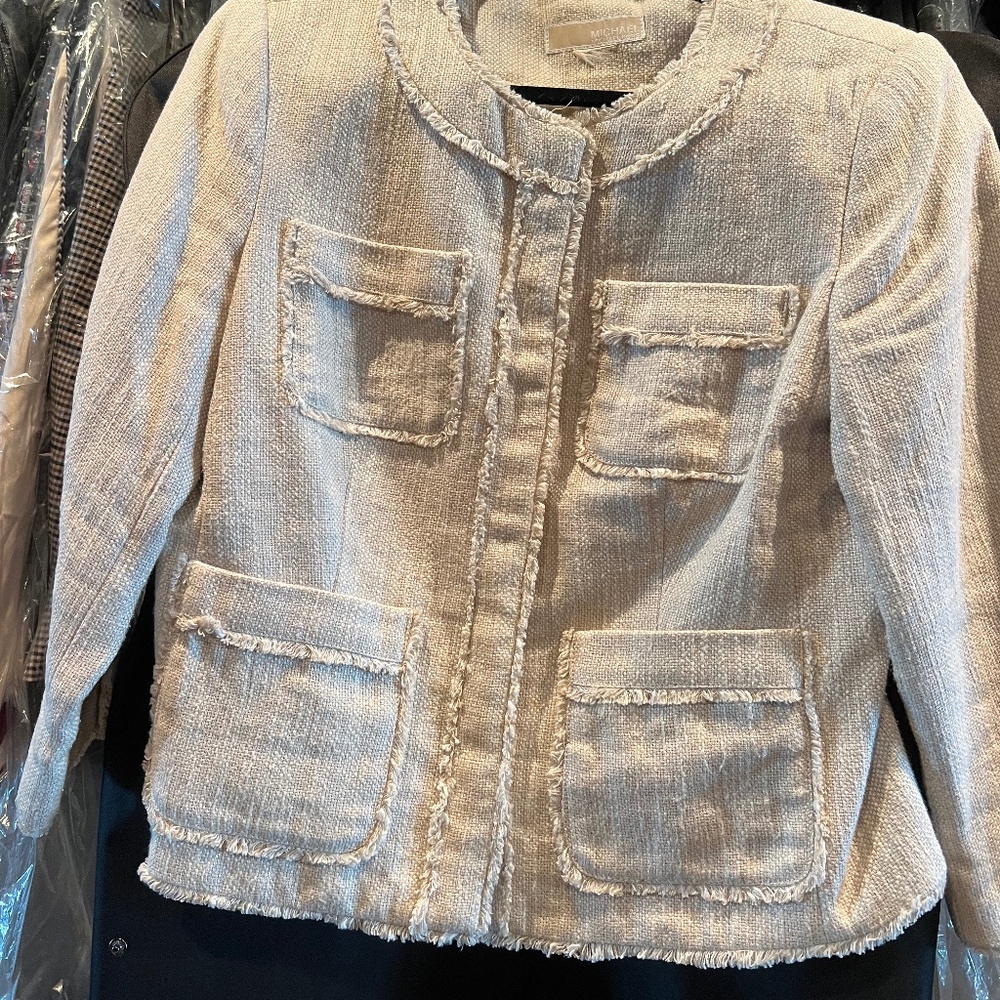 Michael Kors Linen Jacket, Cropped, Size Small